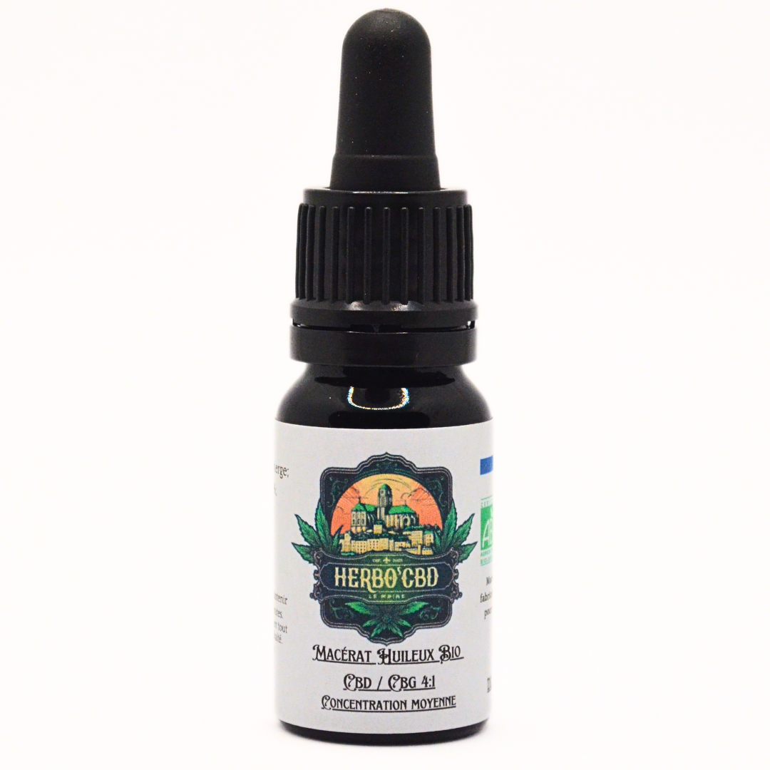 Huiles CBD/CBG | Macérats BIO pectre Complet
