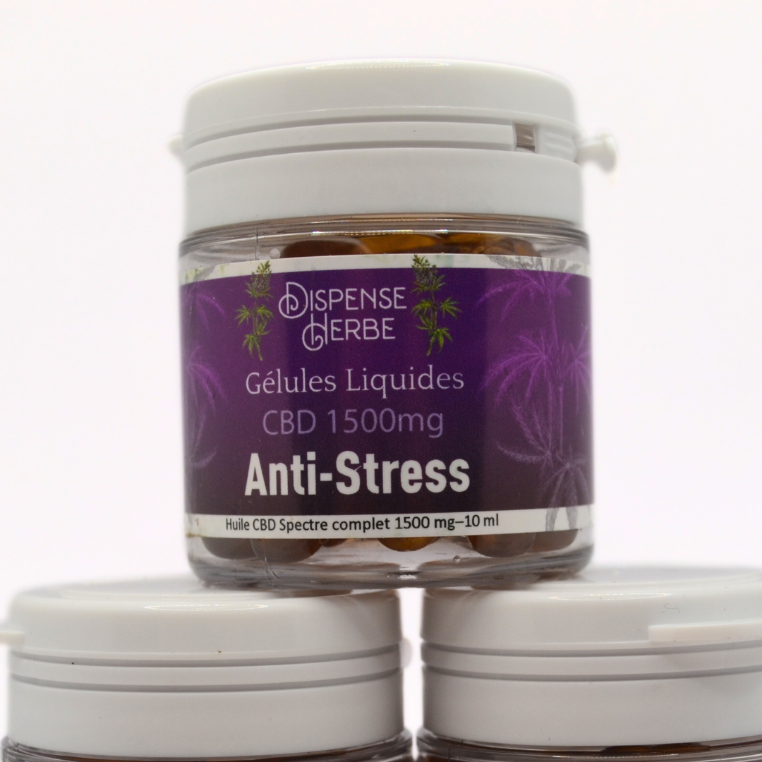 Gélule Liquides CBD | Anti Stress - Rhodiola & Mélisse
