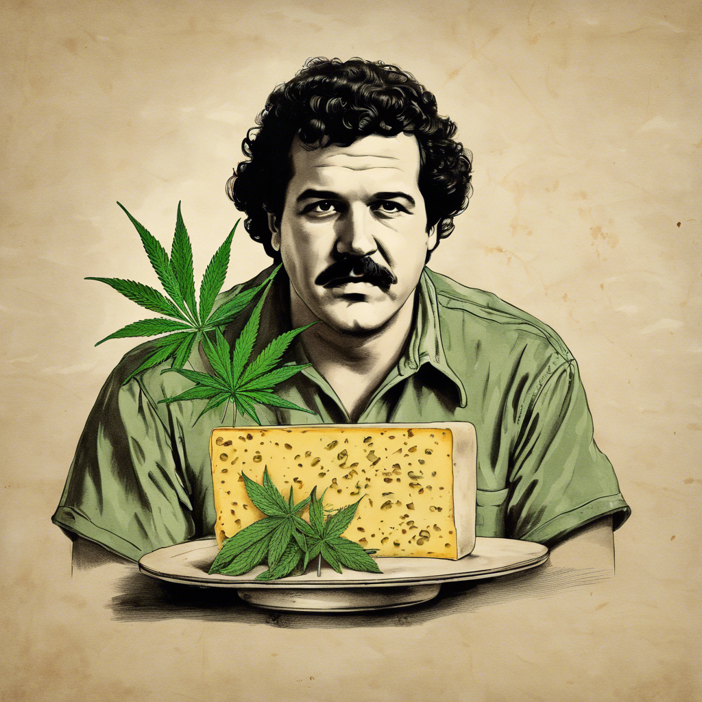 Pablo cheese gleurs cbd illustration