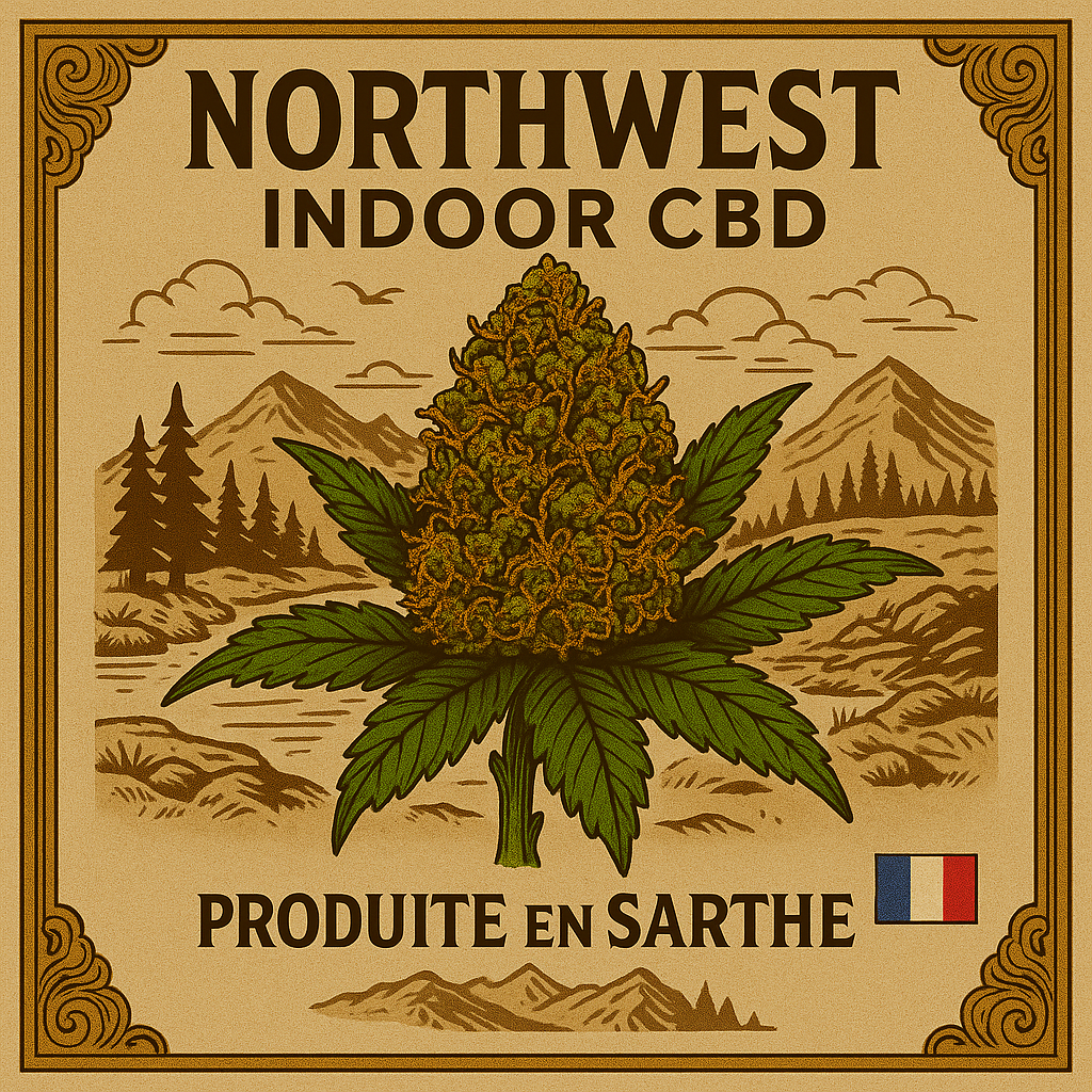 Fleur de CBD NORTH WEST cultivée en France par Herbo'CBD