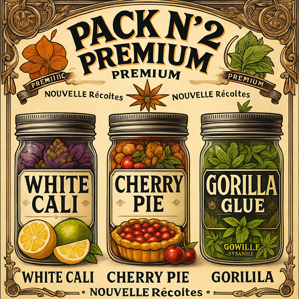 PACK PREMIUM NOUVELLE Récoltes Française n°2 = 4.75€ le gramme