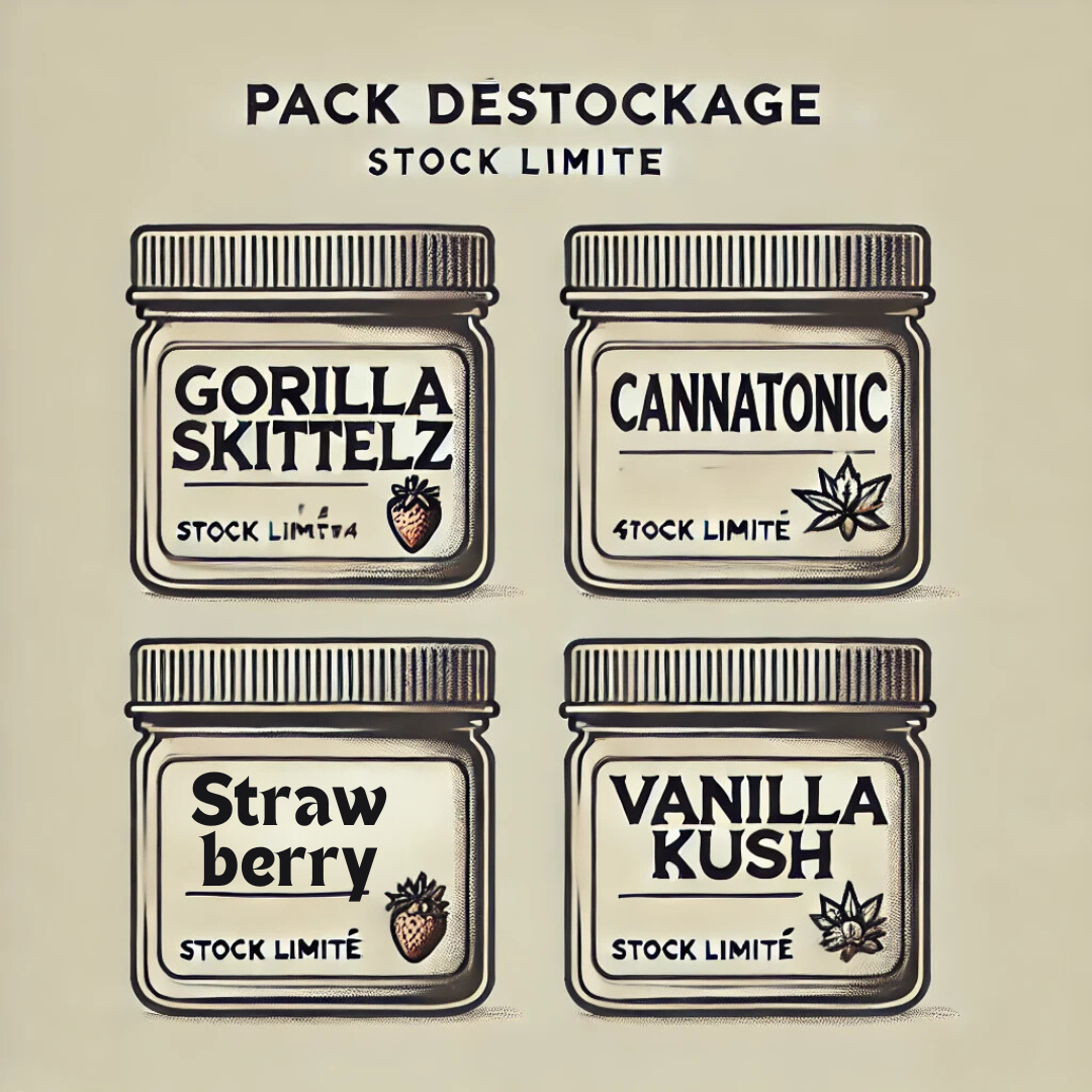 PACK DESTOCKAGE 20g = à partir de 2€50 le gr