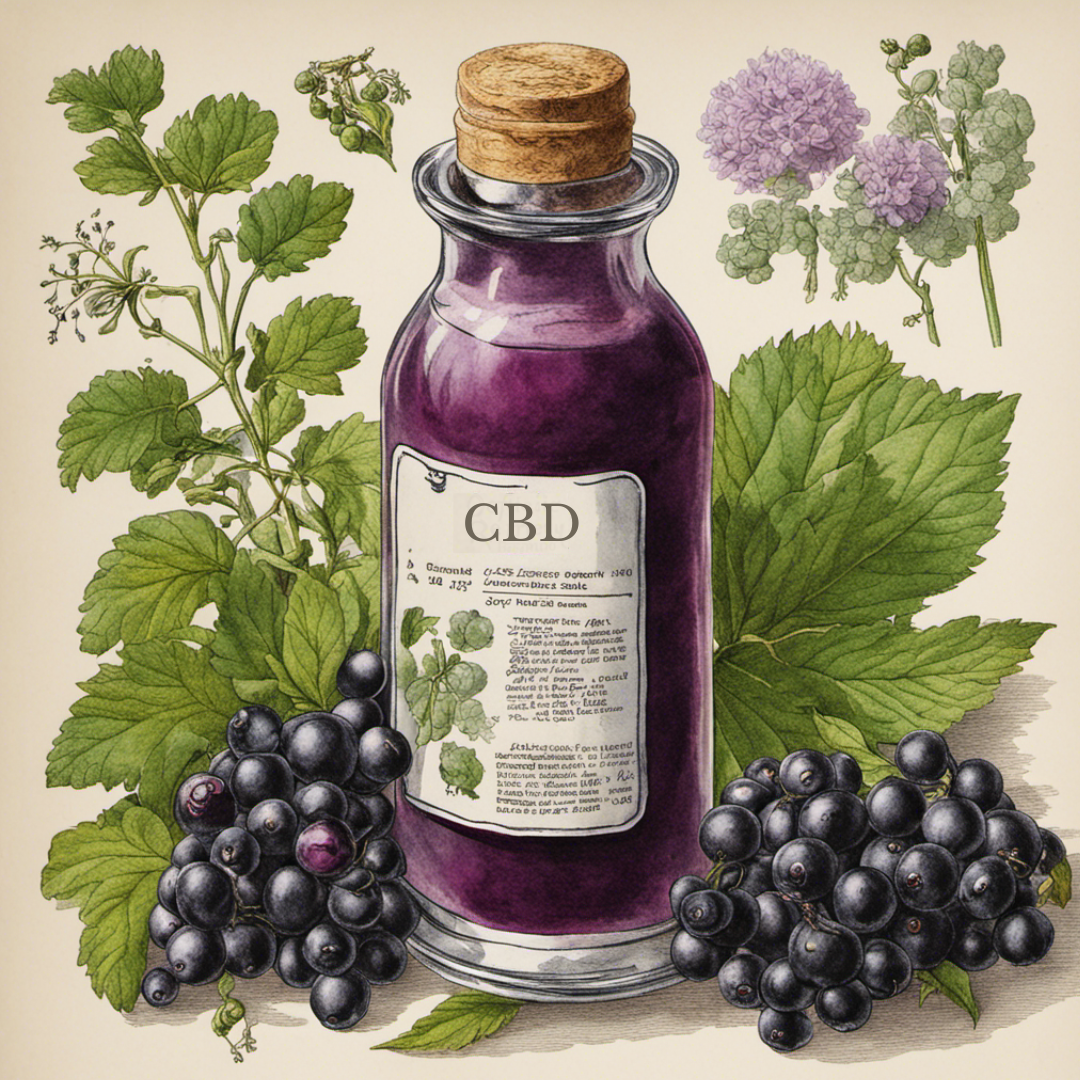 Huile CBD | Full Spectrum Goût Cassis