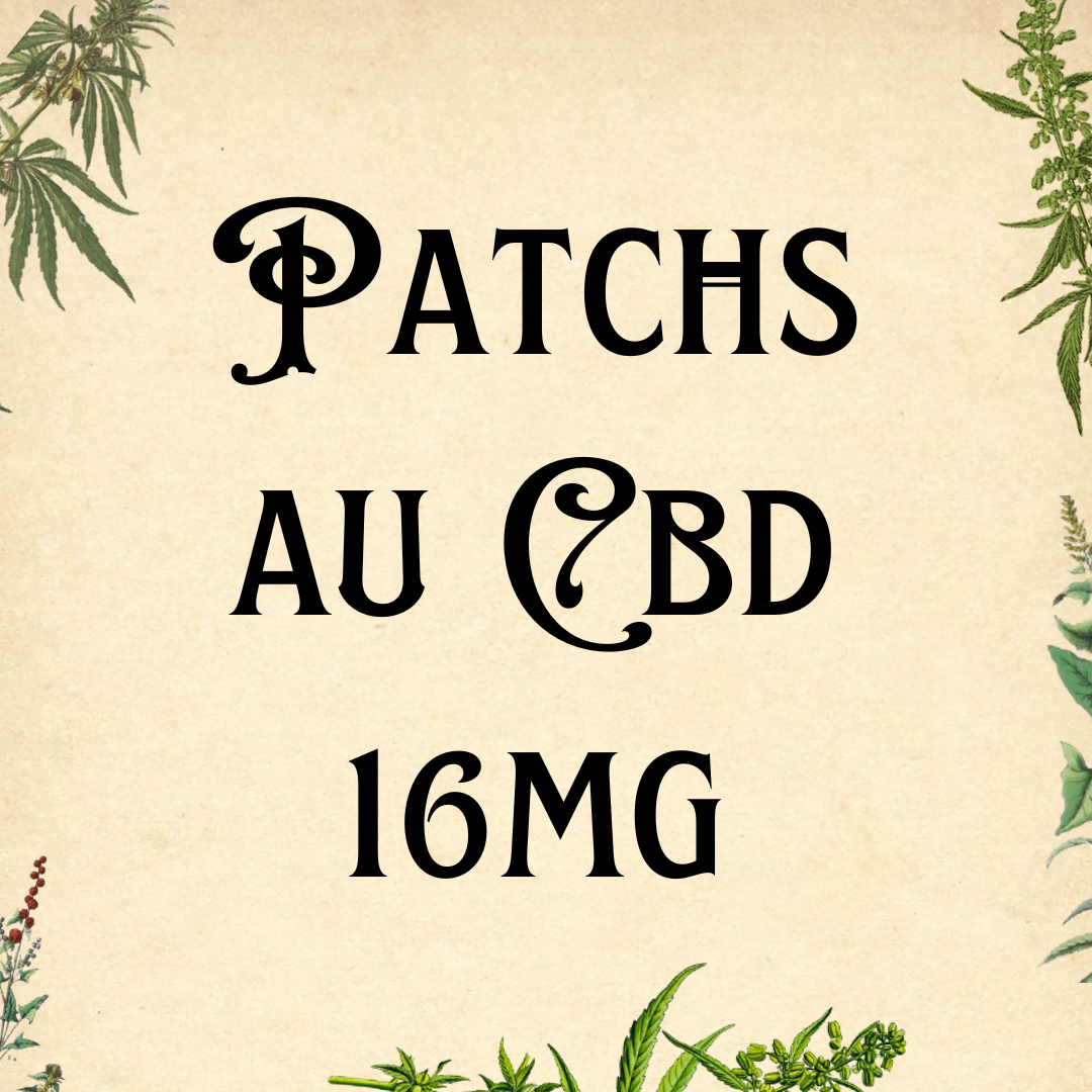 Patchs CBD | Anti-Douleur - Sevrage Patchs au Cbd 16mg